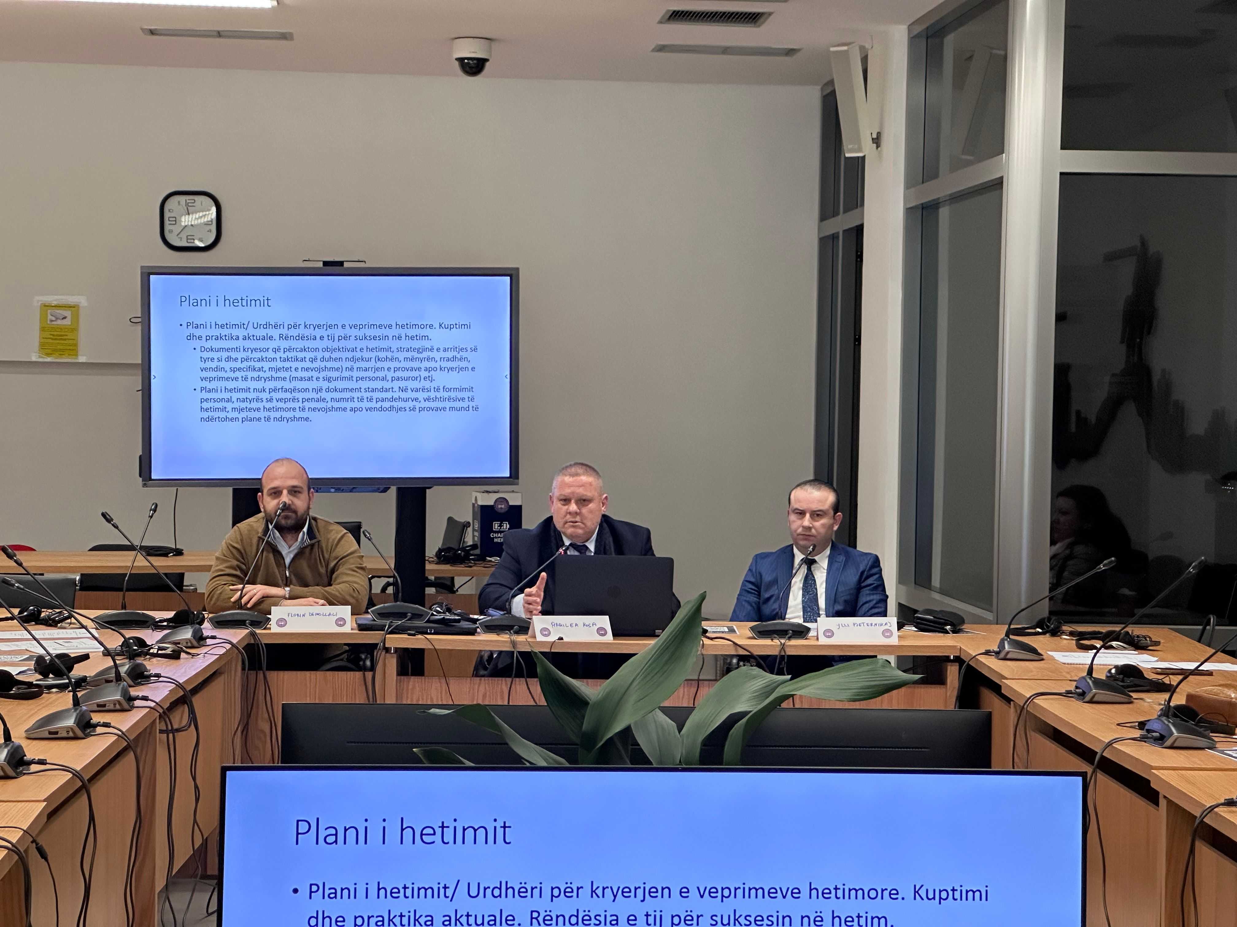 AKTIVITET TRAJNUES: “Hartimi i planit hetimor dhe orientimi i hetimeve. Strukturimi i veprimeve hetimore dhe qëllimit final të akuzës” - 30 janar 2026